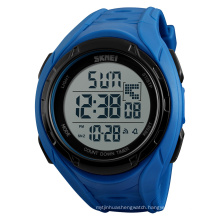 Skmei fashion chronograph large display lcd american sports digital watches